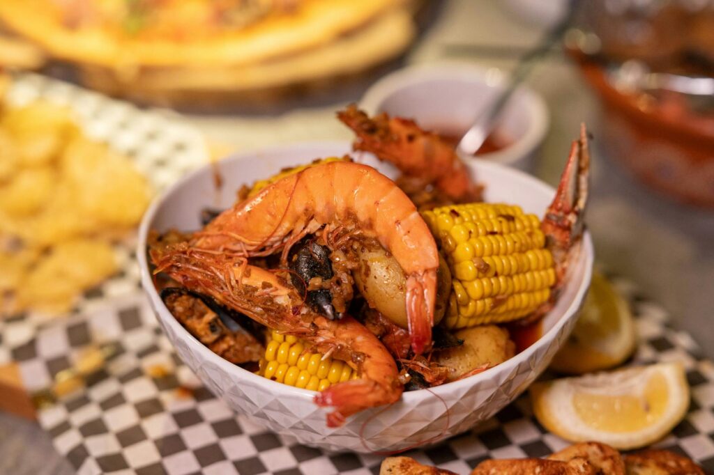 crab vs shrimp plate