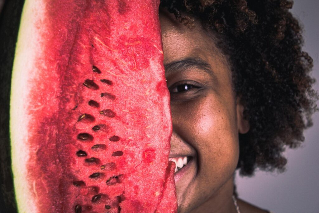 artist performing watermelon moonshine