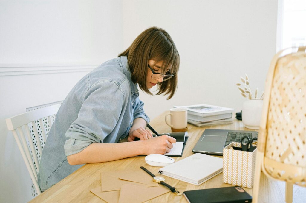 introvert working alone at desk