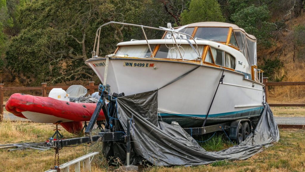 Sea Raider Cuddy boat on water